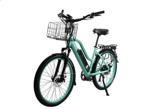 Catalina Electric Step-Through Beach Cruiser Bicycle 48 Volt Lithium Powered  X-Treme