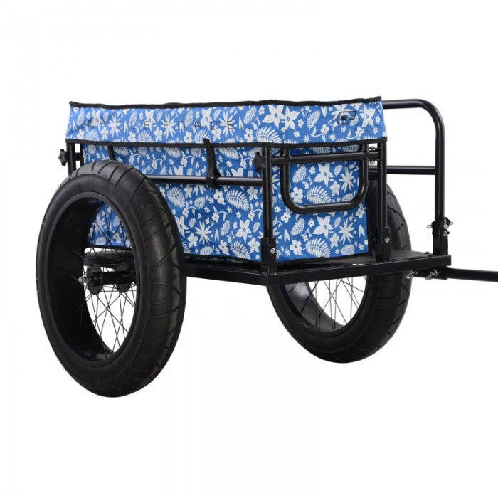 Cycle Force | EV Bicycle Cargo & Surf Board Trailer with Camouflage Cover