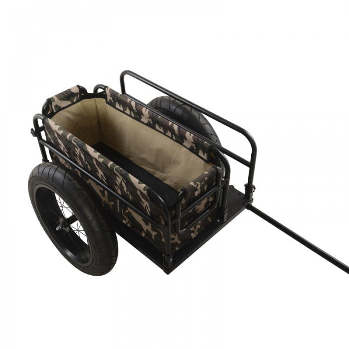 Cycle Force | EV Bicycle Cargo & Surf Board Trailer with Camouflage Cover