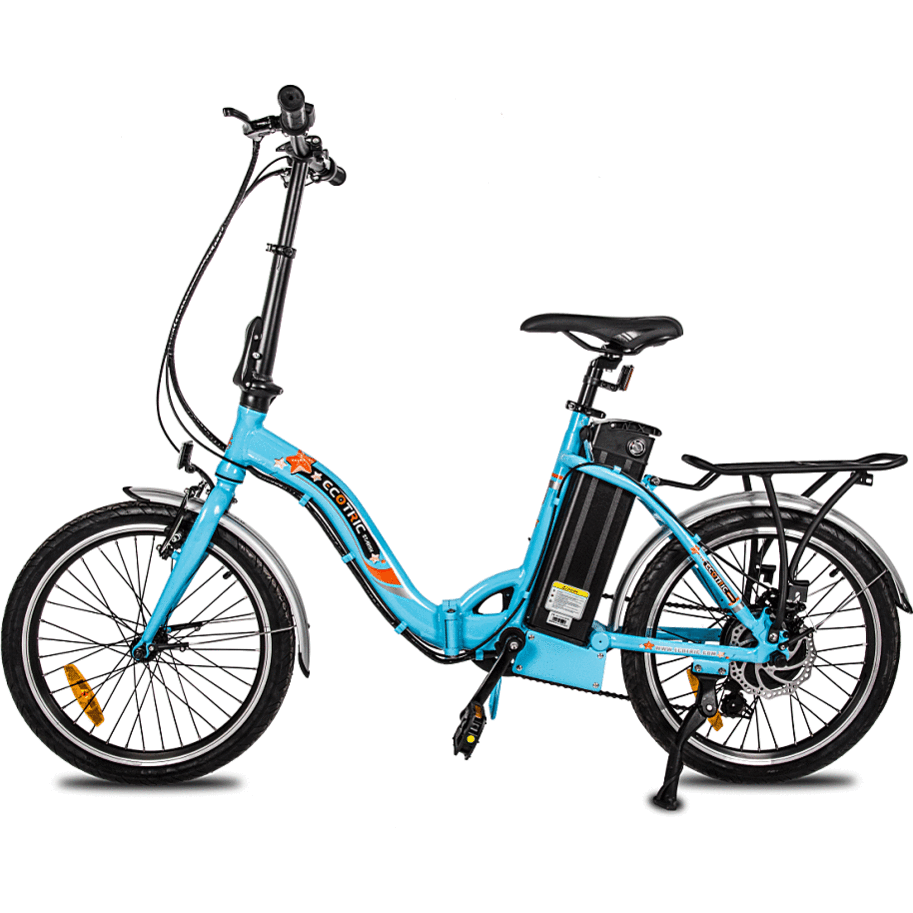 Ecotric UL Starfish Portable 350w 36v PAS-Throttle 20 Inch Electric Bike