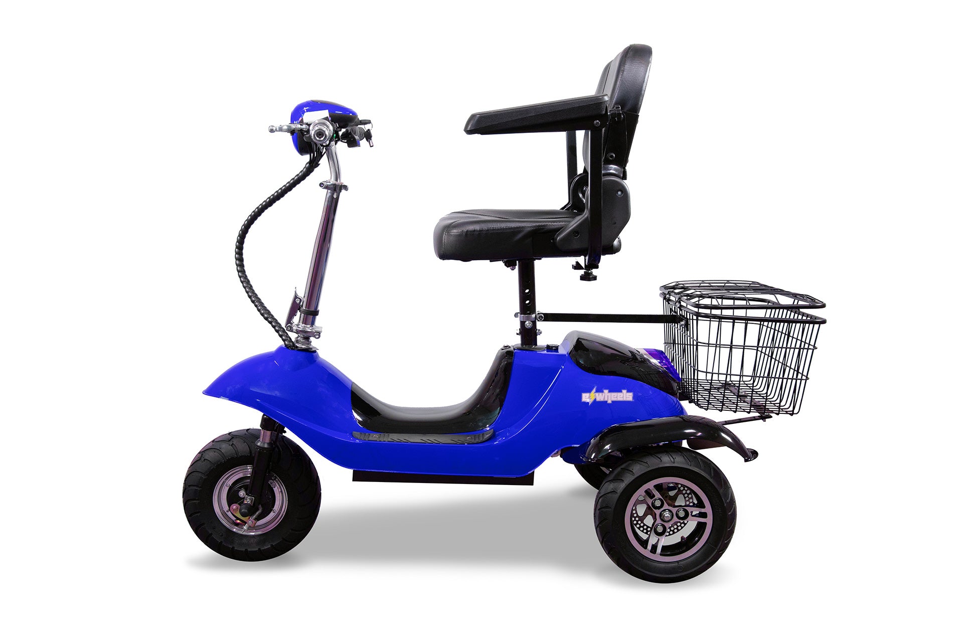 E-Wheels EW-20 High Speed 3 Wheels Scooter 48V with Basket Large Swivel Seat