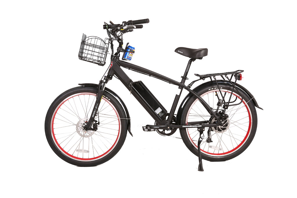 Laguna Electric Beach Cruiser Bicycle 48 Volt Lithium Powered X-Treme Black Laguna Electric Beach Cruiser Bicycle 48 Volt Lithium Powered X-Treme Black