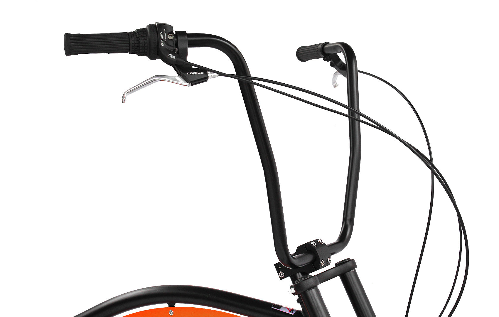 Micargi Rear Disc Brake Micargi Seattle SS Black 26-inch Stretch Cruiser Bike |All Around E-Bikes