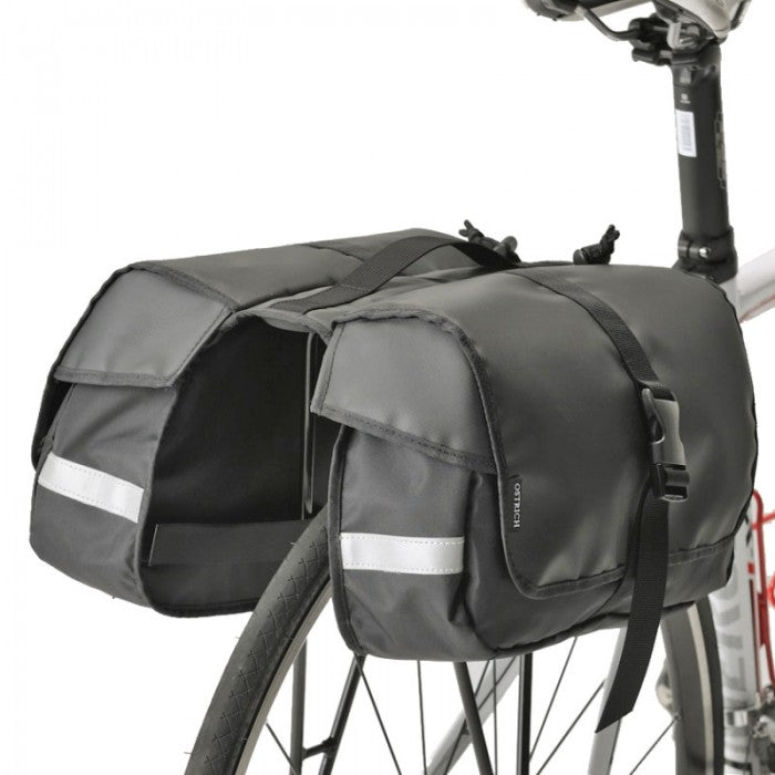 Minoura RC-1000 One Day Pannier Bag and Slim Bicycle Rack Combo 051-6010-01