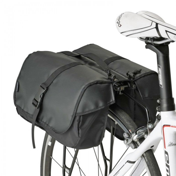 Minoura RC-1000 One Day Pannier Bag and Slim Bicycle Rack Combo 051-6010-01