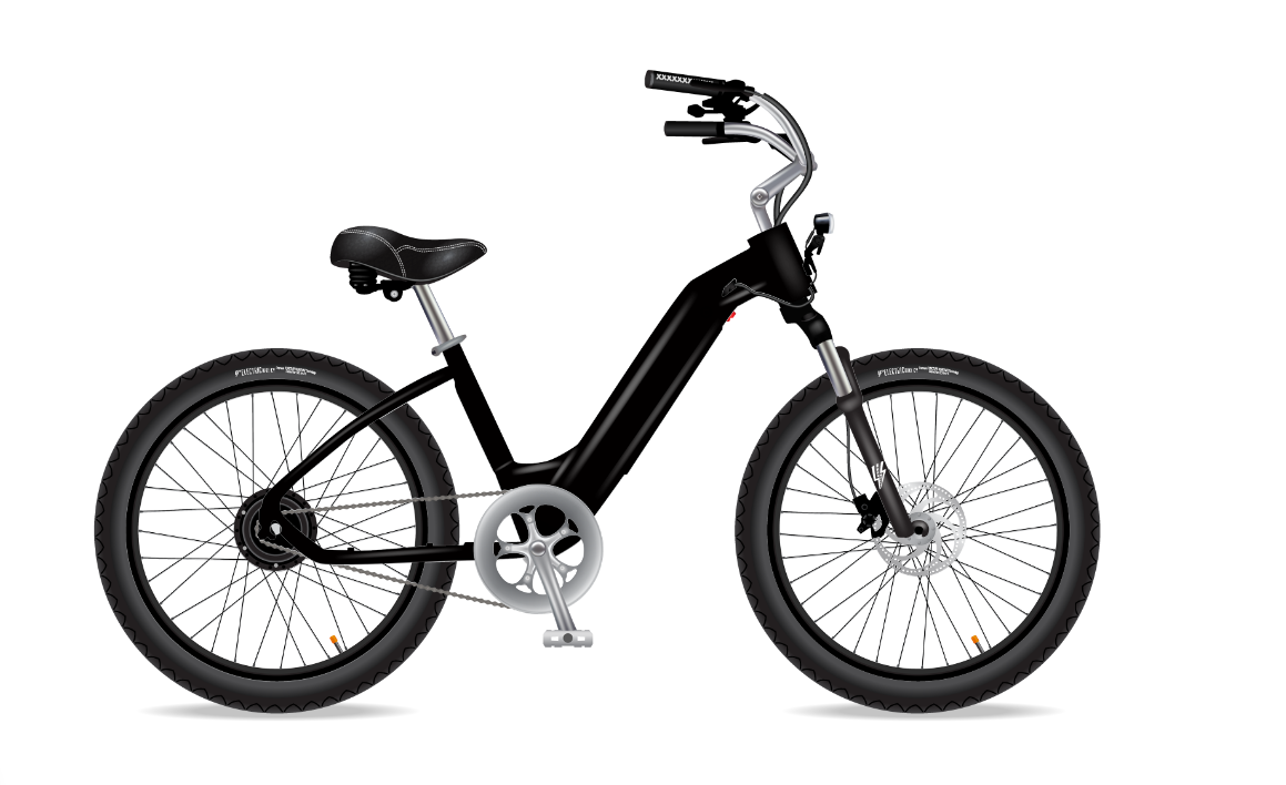 EBC Model R Hybrid Electric Bike 1Sp / 7Sp