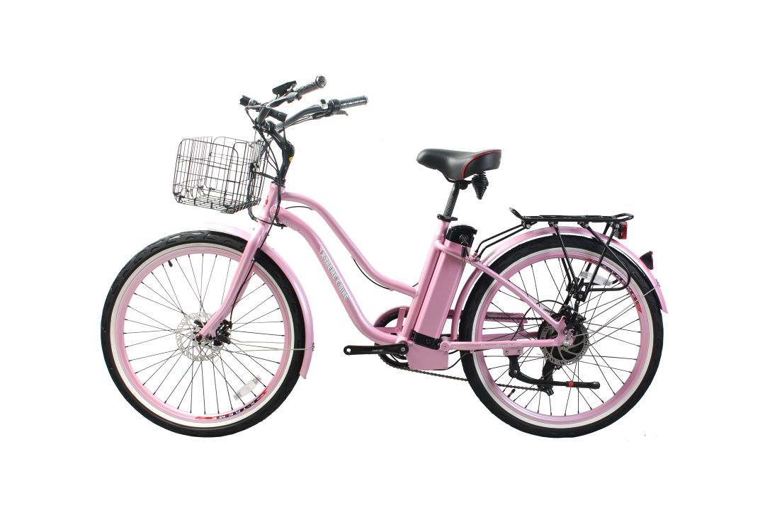 Malibu Elite Max 36 Volt Step-Through Electric Beach Cruiser Bicycle - X-Treme