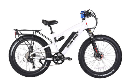 Rocky Road Electric Fat Tire Mountain Aluminum Bicycle 48 Volt Lithium Powered X-Treme