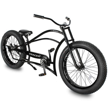 Tracer Siena GT26" Single or 7Sp FAT Tire Chopper Stretch Cruiser Bike