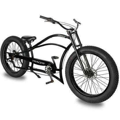 Tracer Siena GT26" Single or 7Sp FAT Tire Chopper Stretch Cruiser Bike