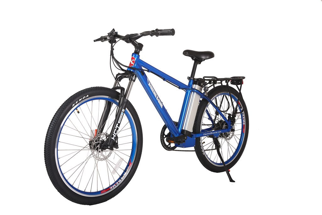 TrailMaker Elite Electric Mountain Bicycle 24 Volt Lithium Powered X-Treme Metallic blue TrailMaker Elite Electric Mountain Bicycle 24 Volt Lithium Powered X-Treme Metallic blue